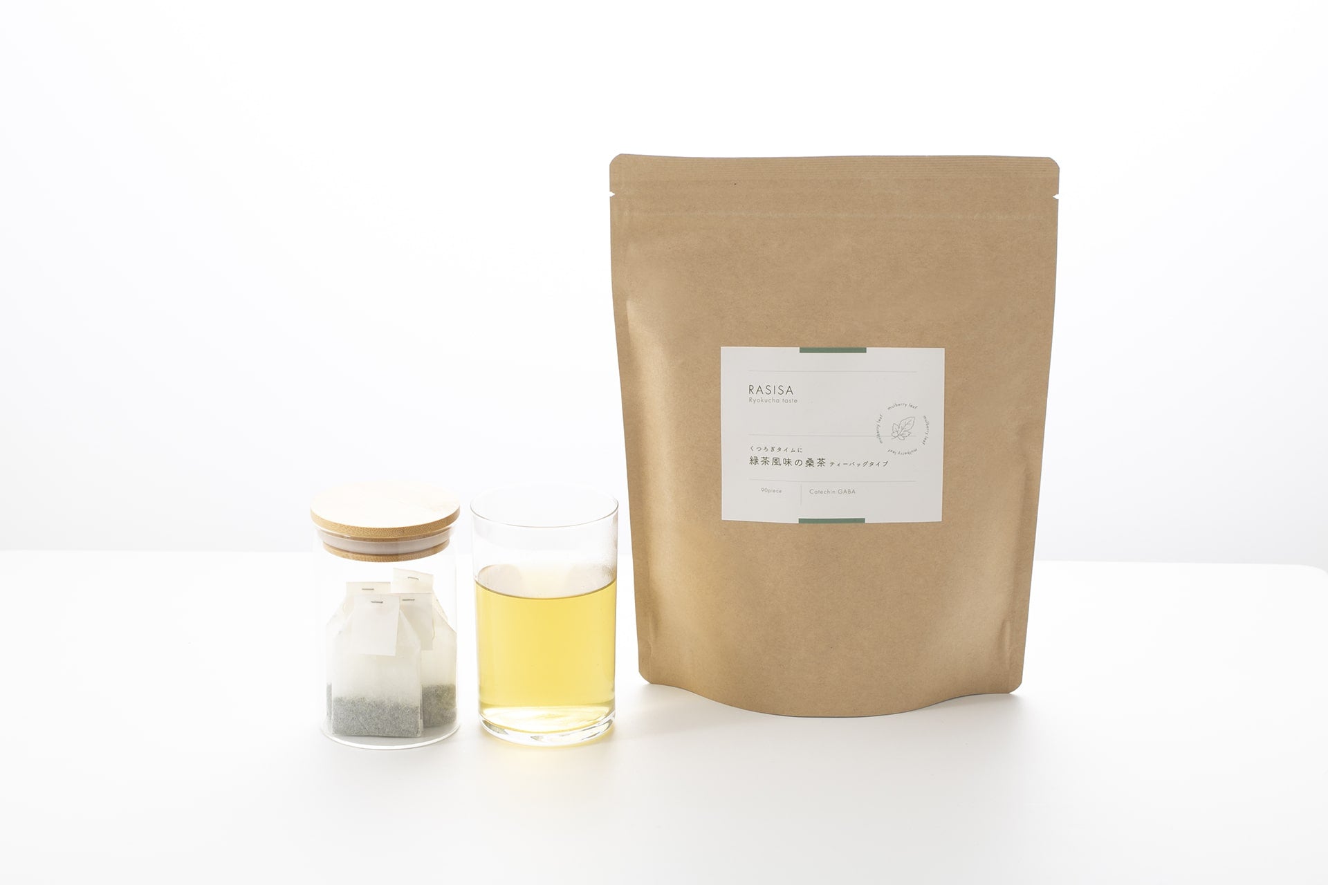 緑茶風味の桑茶